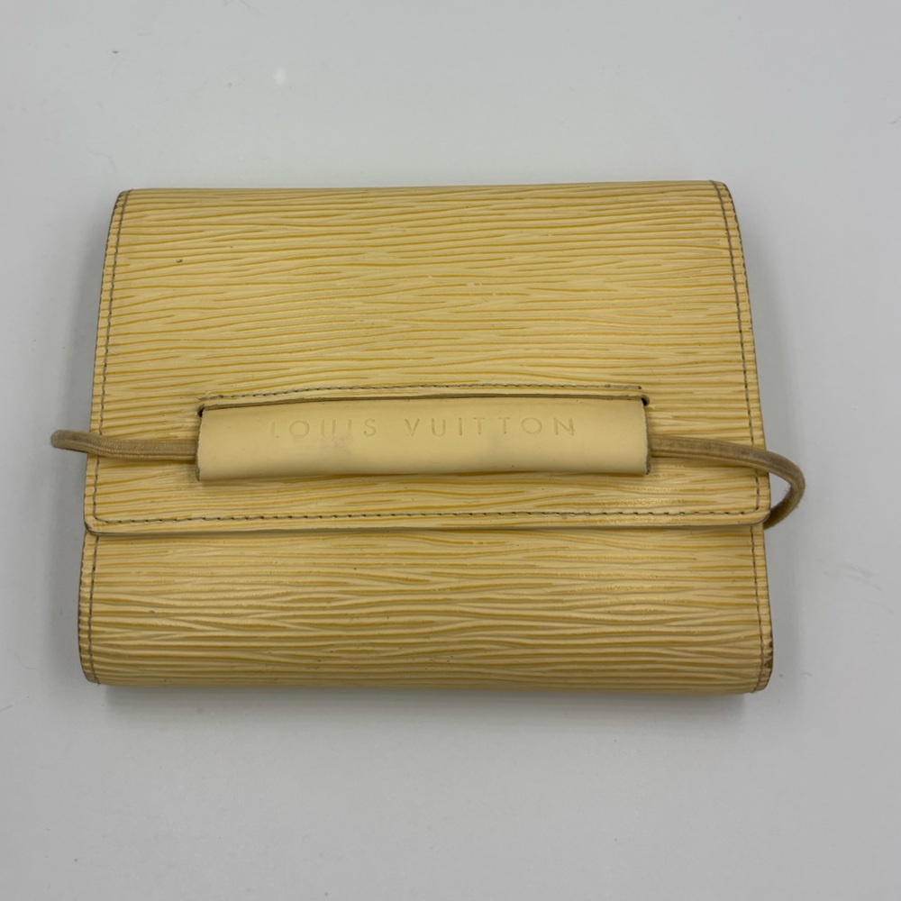 Louis Vuitton Epi Yellow Porte Monnaie Wallet